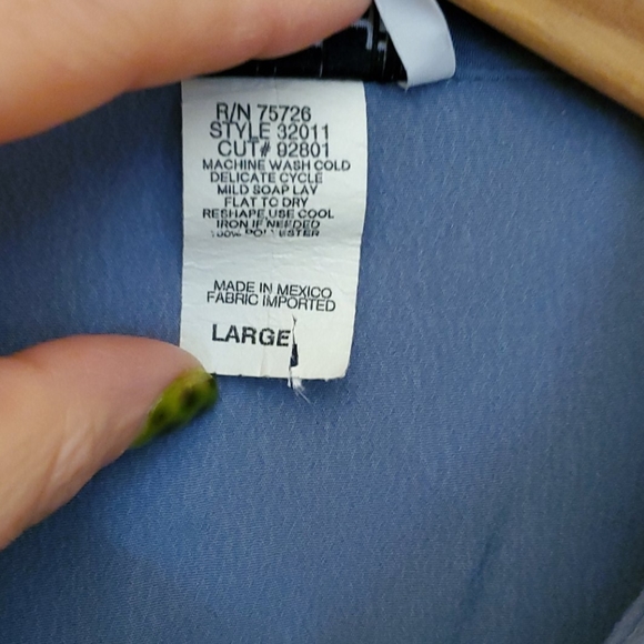 Large Vintage 90's Blue Utility Windbreaker Jacket - Picture 4 of 5